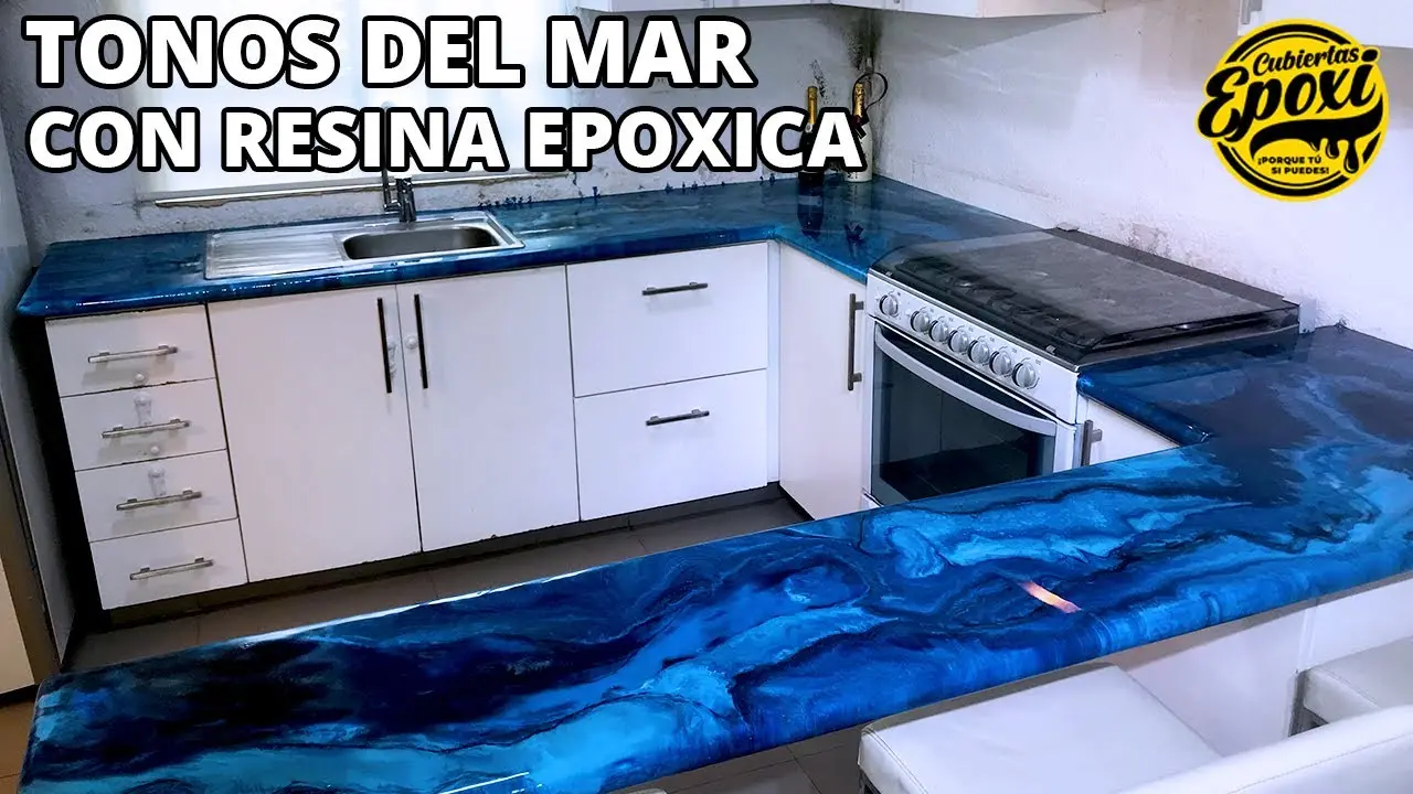 barra de cocina con resina epoxica - Dónde se puede aplicar la resina epóxica